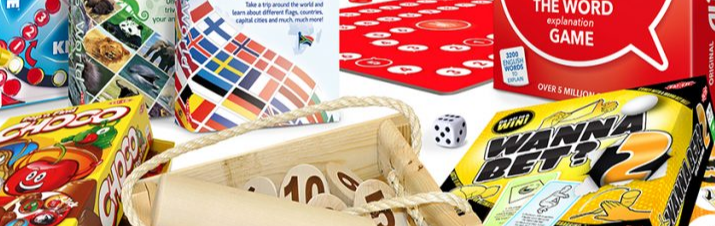 bild på olika spel